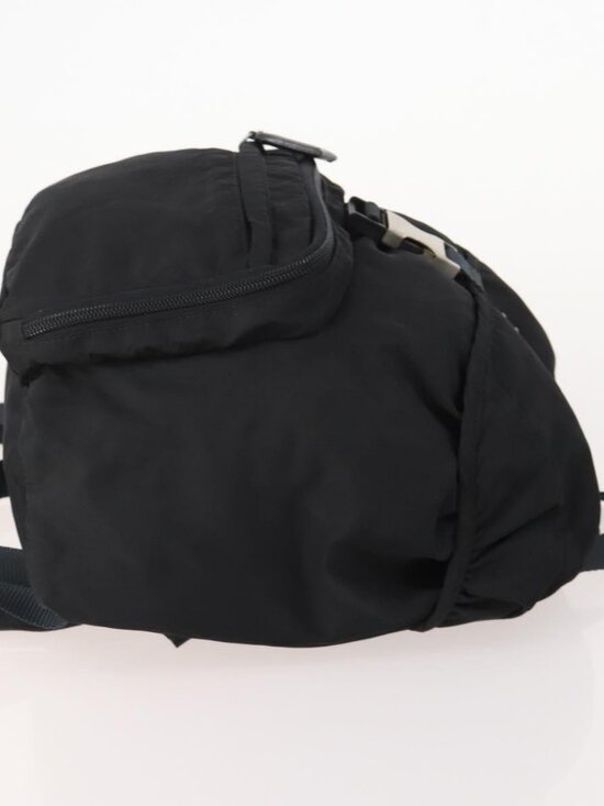 PRADA Backpack Nylon 2 Set Black Khaki Auth bs34889 main image 5